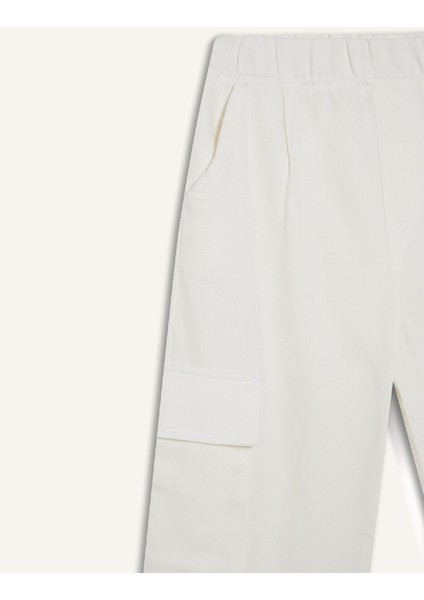 Erkek Çocuk Wide Leg Standart Paça Gabardin Pantolon E1586A825SM
