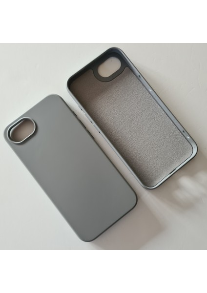 iPhone 16E İle Uyumlu LOGOSUZ Lansman Içi Süet Esnek Silikon Kılıf fiyatları