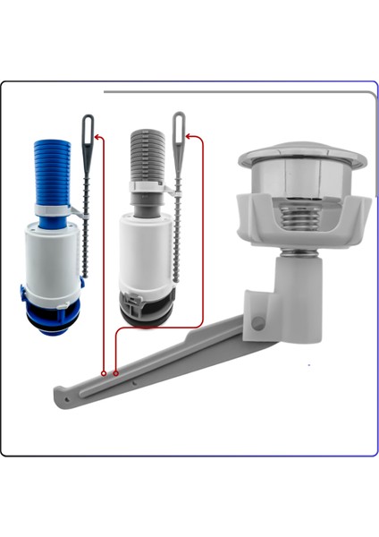 313527YP1TE Basmalı Boşaltma Buton Grubu