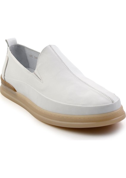 Beyaz Leather Erkek Casual Ayakkabı E01304413343