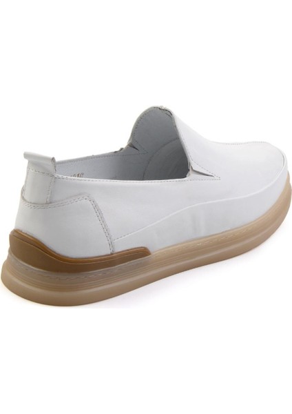 Beyaz Leather Erkek Casual Ayakkabı E01304413343