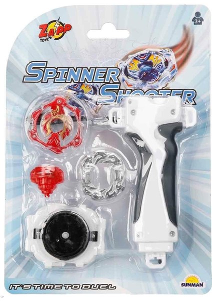 Zapp Toys Tabancalı Topaç 45213 Kırmızı Topaç