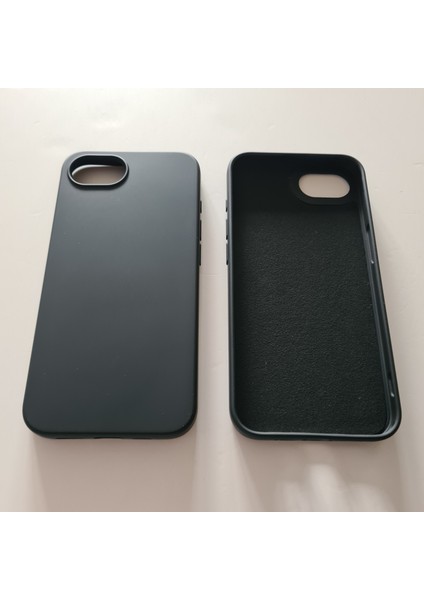 iPhone 16E İle Uyumlu LOGOSUZ Lansman Içi Süet Esnek Silikon Kılıf modelleri