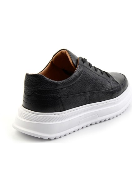 Siyah Leather Erkek Sneaker E01304005503 modelleri