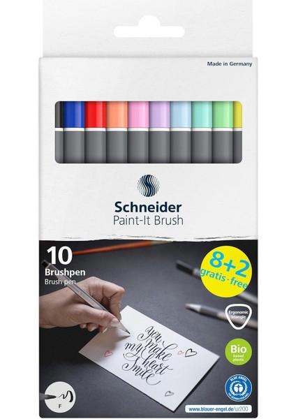 Paint-It 070 Brush Pen 10 Renk (ML07010504)
