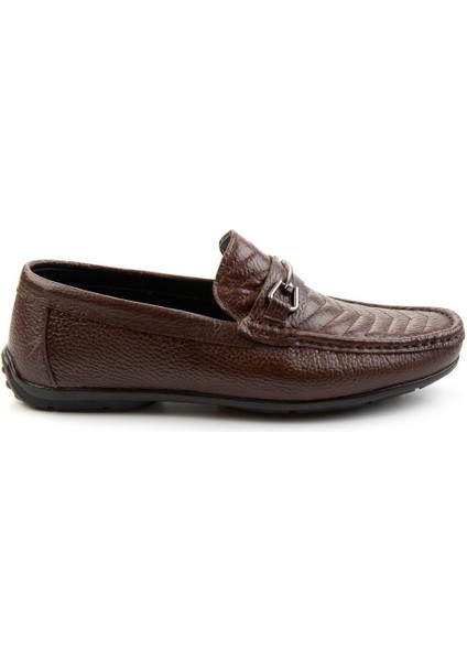Kahve Leather Erkek Loafer Ayakkabı E01323200040