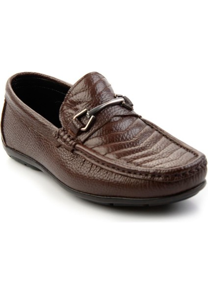 Kahve Leather Erkek Loafer Ayakkabı E01323200040