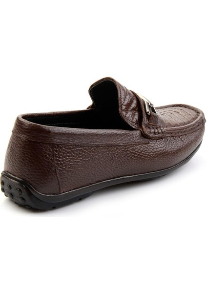 Kahve Leather Erkek Loafer Ayakkabı E01323200040