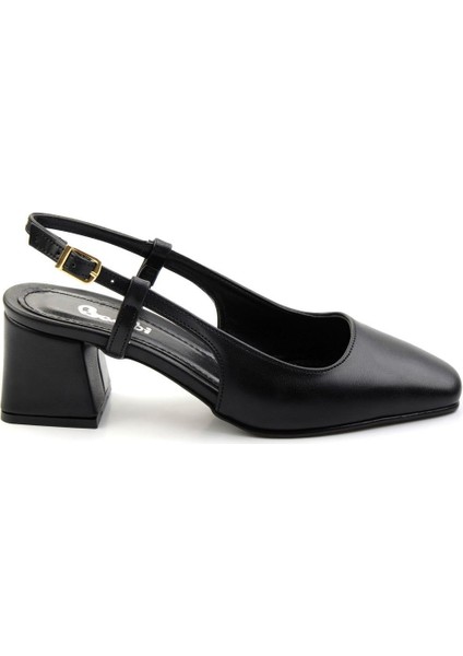Siyah Kadın Klasik Topuklu Ayakkabı K01992152809