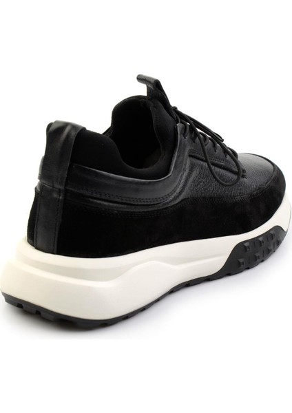 Siyah Leather Erkek Sneaker E01347072302