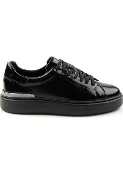 Siyah Leather Erkek Sneaker E01347028908