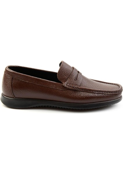 Kahve Leather Erkek Loafer Ayakkabı E01323202040