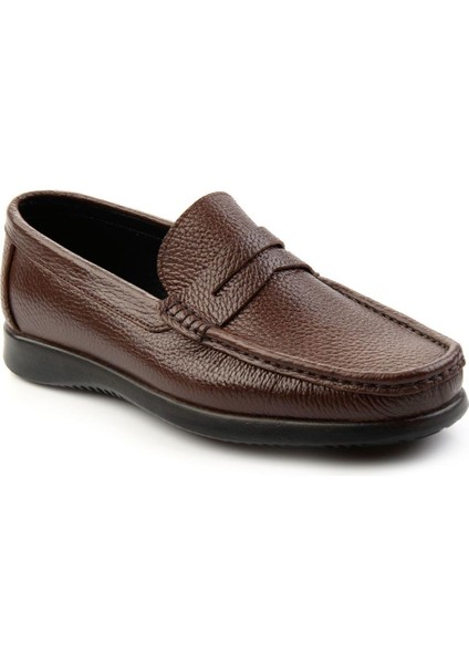 Kahve Leather Erkek Loafer Ayakkabı E01323202040