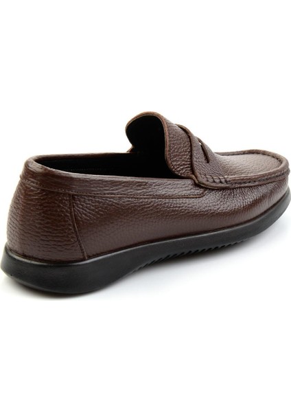 Kahve Leather Erkek Loafer Ayakkabı E01323202040