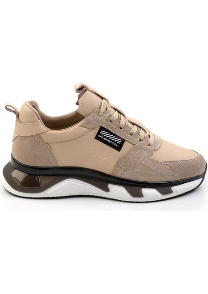 Bej Leather Erkek Sneaker E01347071802