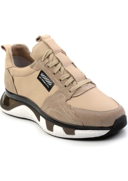 Bej Leather Erkek Sneaker E01347071802