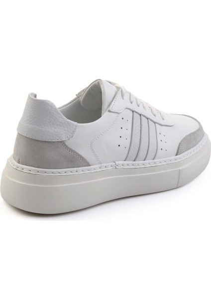 Beyaz Leather Erkek Sneaker E01304513843 modelleri