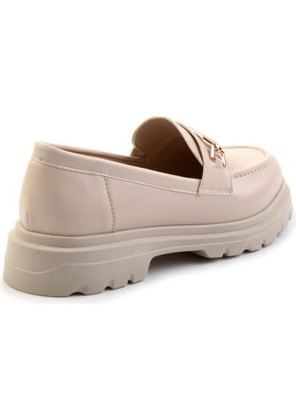 Bej Kadın Loafer Ayakkabı K01997010609
