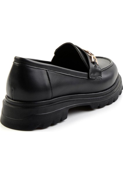 Siyah Kadın Loafer Ayakkabı K01997010609
