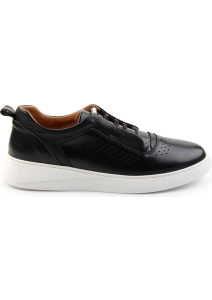 Siyah Leather Erkek Casual Ayakkabı E01304513903