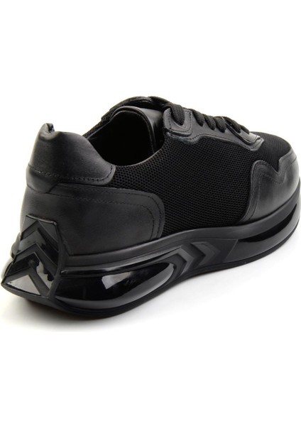 Siyah Leather Erkek Sneaker E01401083004 modelleri