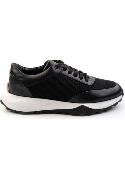 Siyah Leather Erkek Sneaker E01401082904