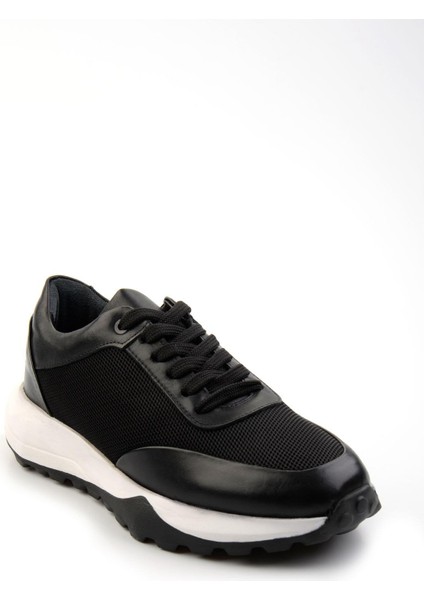 Siyah Leather Erkek Sneaker E01401082904