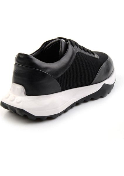 Siyah Leather Erkek Sneaker E01401082904