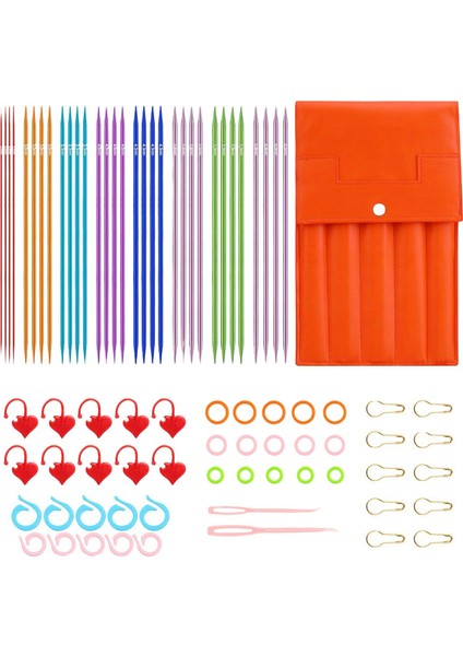 32 /8 Boyut Örgü Projeleri Çift I Düz ​​2.75MM-6MM 25CM (Yurt Dışından)