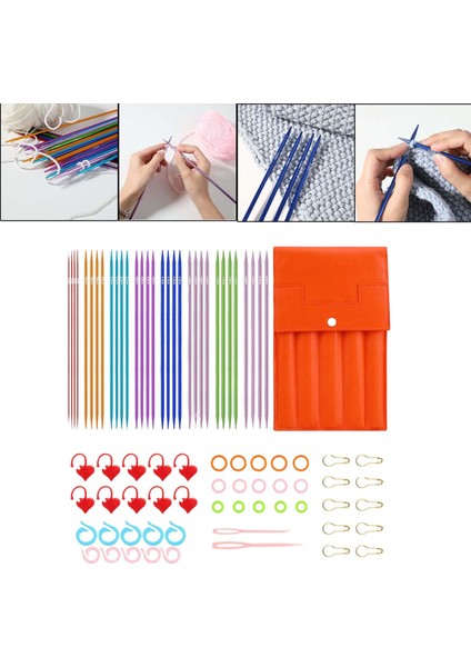 32 /8 Boyut Örgü Projeleri Çift I Düz ​​2.75MM-6MM 25CM (Yurt Dışından)