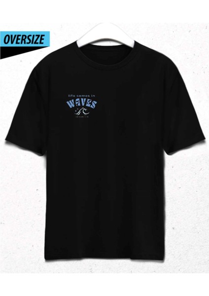 Ocean Glow T-Shirt Siyah