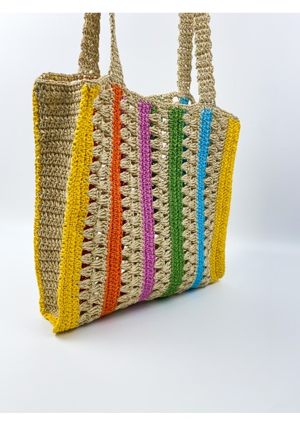 Renkli Hasır Çanta fiyatları