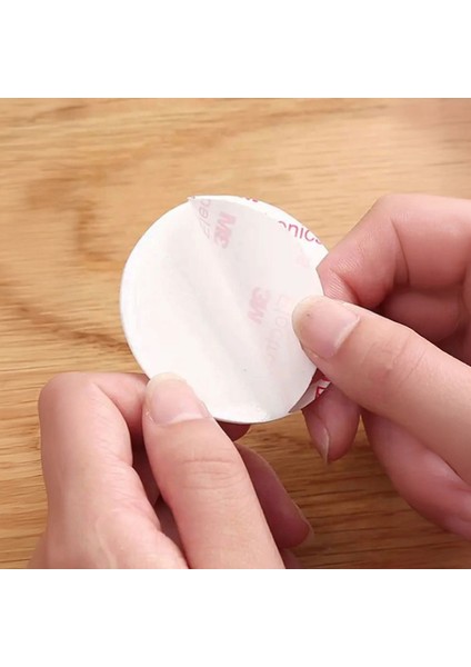 3 Adet Yapışkanlı Kapı Kolu Stoperi - Tamponu Duvar Koruyucu Silikon Tutucu Tampon