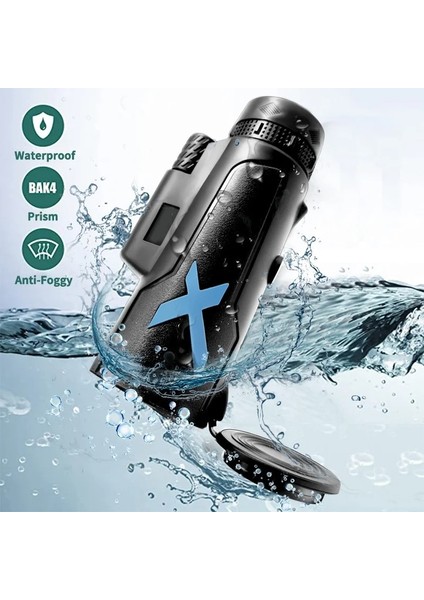 12X50 Hd Zoom Monoküler Teleskop Uzun Menzilli Tripod Ile Telefon Klip Kamp Için (Yurt Dışından) modelleri