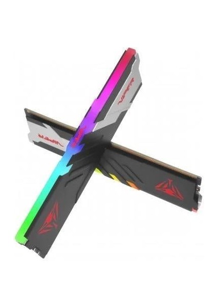 Patrıot 32GB (2x 16GB) Ddr5 6600MHZ CL34 Dual Kıt Rgb Pc Ram Venom PVV532G660C34K