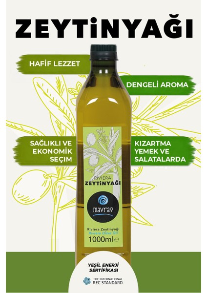 Riviera Zeytinyağı - Doğal, Sağlıklı ve Lezzetli - Zeytinyağı