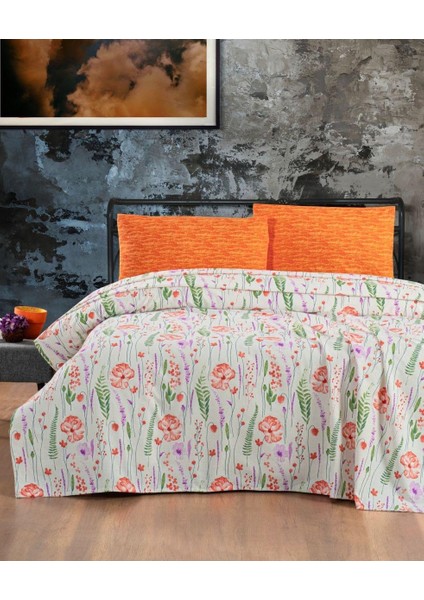 Etehometex Çift Kişilik Baskılı Pamuk Pike