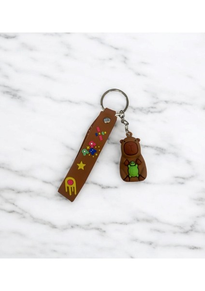 Capybara Kapibara Silikon Anahtarlık modelleri