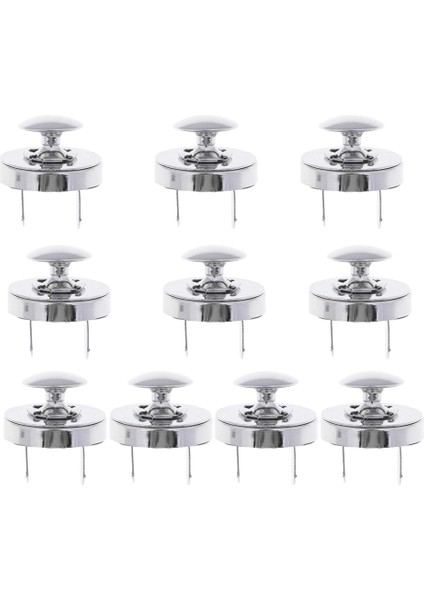 10PCS Dıy Ş Düğmeleri Torbalar Için Metal Çıtçı Bağlantı Elemanları /18MM 18MM (Yurt Dışından)