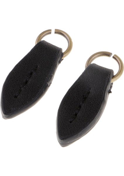 2pcs Şekli Pu Fermuar Çekme Sekmeleri Çekme Diy Çanta Çanta Zip (Yurt Dışından) modelleri