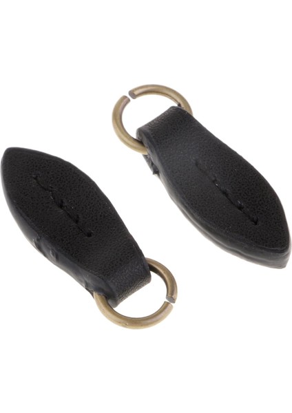 2pcs Şekli Pu Fermuar Çekme Sekmeleri Çekme Diy Çanta Çanta Zip (Yurt Dışından) fırsatları