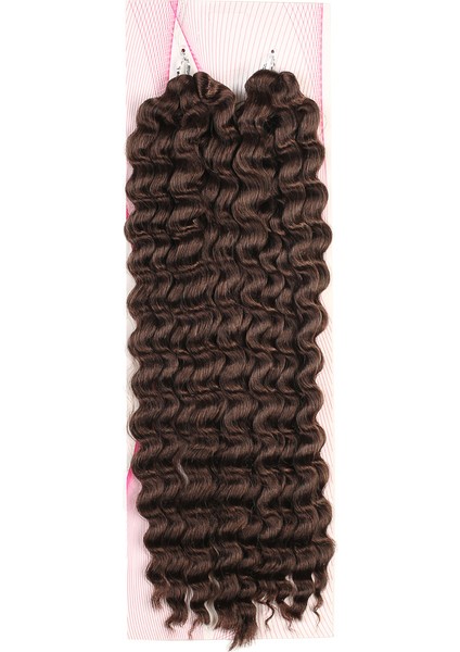 Nice Bulk Afro Su Dalgası Saç - Koyu Kahve