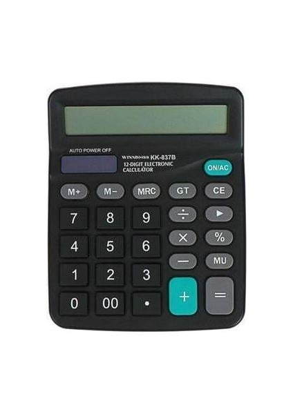Buffer® Standart Fonksiyonlu 12 Haneli Geniş LCD Ekran,pill Masaüstü Hesap Makinesi