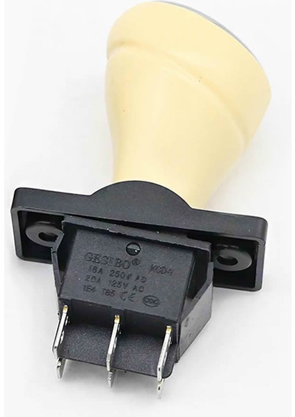Joystick Kcd4 Anahtar Push Beyaz Ileri Geri Vites Kolu 16A 250V Akülü Çocuk Arabası Elektrikli Araç Oyuncak Switch Makine Motor Asansör Vinç Atv Gokart