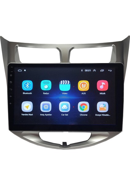 Hyundai Accent Blue 2011-2019 Uyumlu Multimedia 4gb Ram 32GB Hafıza Carplay,kamera Uyumlu