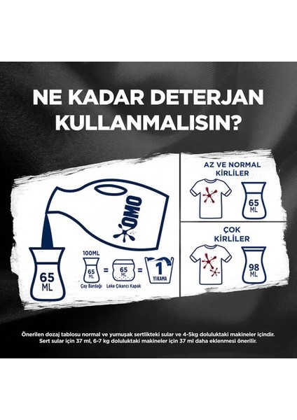 Sıvı Çamaşır Deterjanı Siyahlar Için Siyahları Koruyarak En Zorlu Lekeleri Çıkarır 1690 ml 3 Adet modelleri