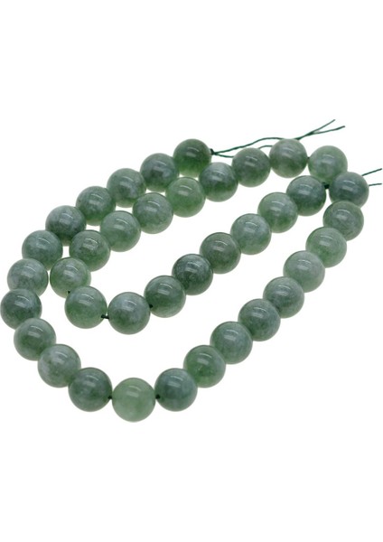 6 "8mm Yuvarlak Yeşil I Şek Mücevherat Yaparak 15" Dıy 10MM (Yurt Dışından)