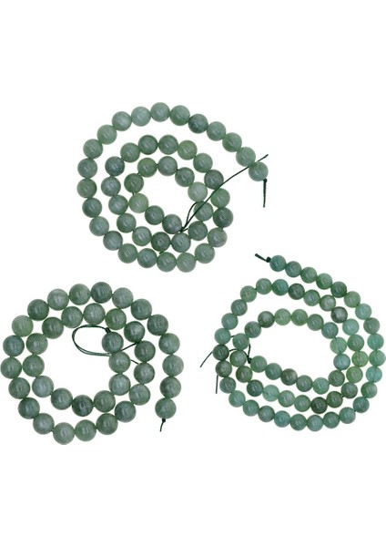 6 "8mm Yuvarlak Yeşil I Şek Mücevherat Yaparak 15" Dıy 10MM (Yurt Dışından)