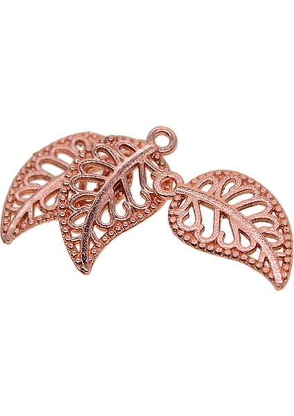Motohomeau 100PCS I Içi Boş Küçük Ağaç Yaprağı Takıları Gülgold Için Kolye (Yurt Dışından) modelleri