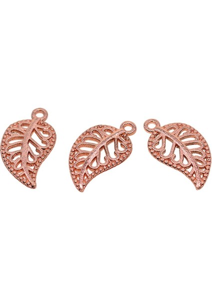 Motohomeau 100PCS I Içi Boş Küçük Ağaç Yaprağı Takıları Gülgold Için Kolye (Yurt Dışından) fırsatları